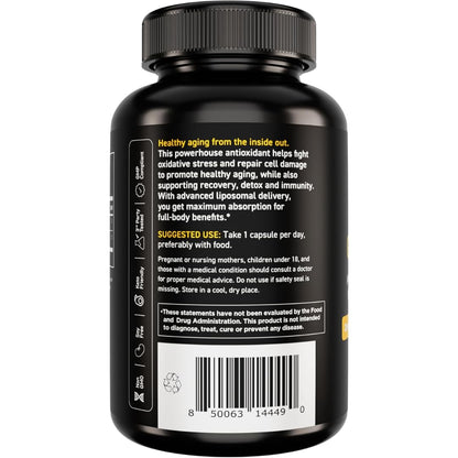 Vital Vitamins Glutathione Supplement — 500mg Liposomal Delivery