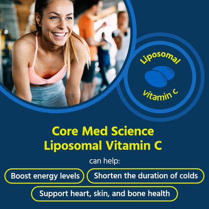 Core Med Science Liposomal Vitamin C 1000mg – 270 Softgels | Non-GMO