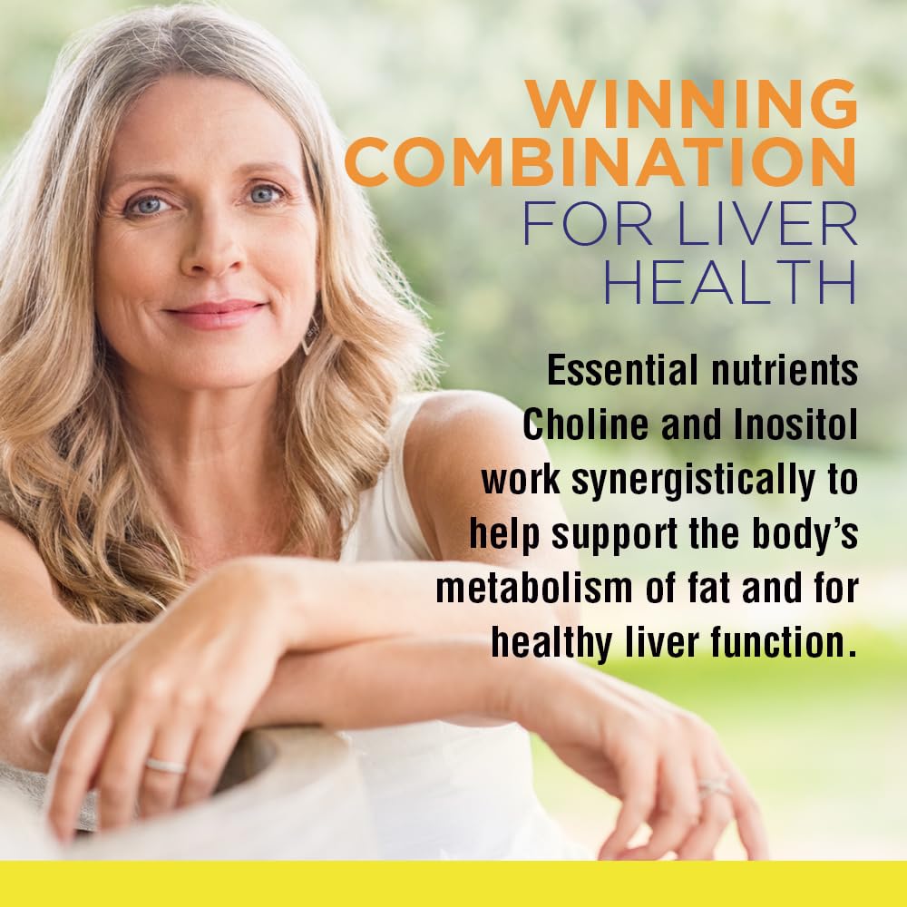 Nature's Life Lipotropic Complex – Liver Support with Choline & Inositol | Non-GMO