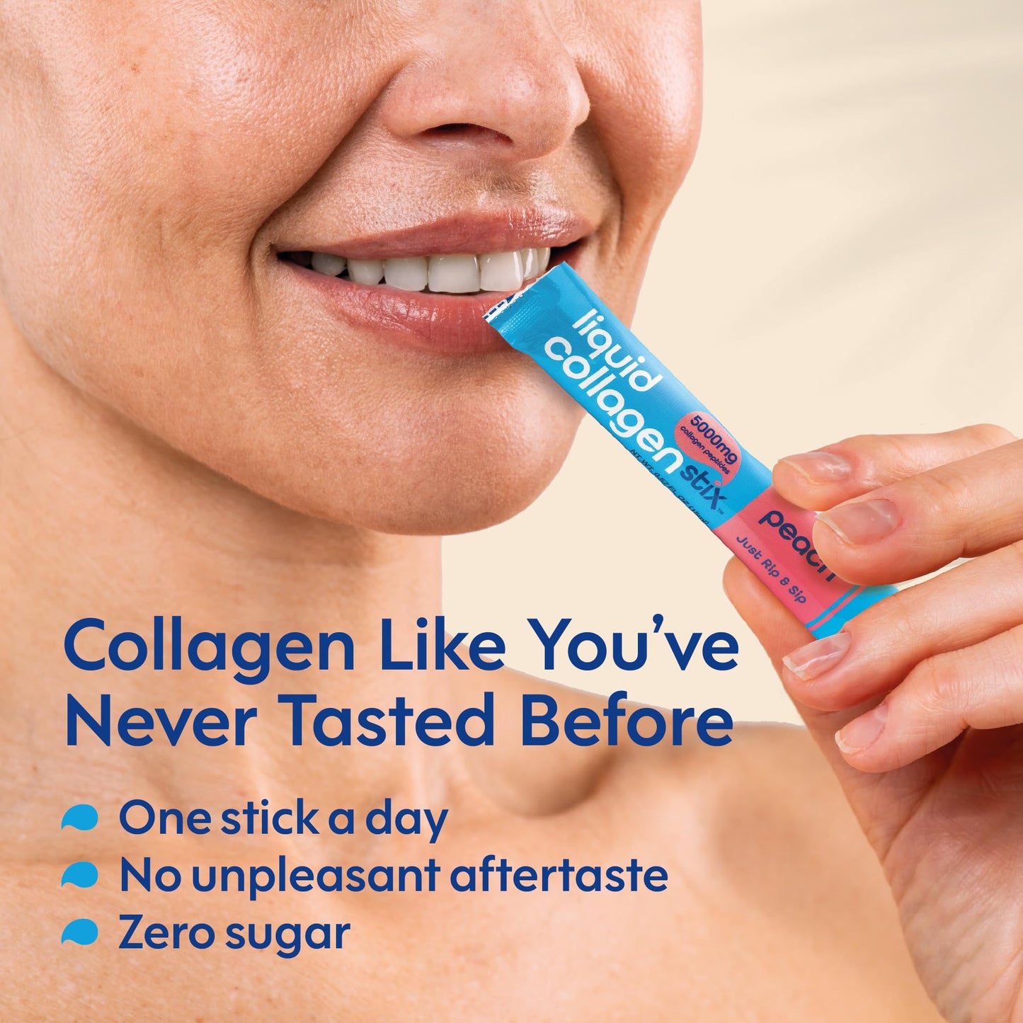 Liquid Collagen Stix - Hydrolyzed Peptides | Grass-Fed, Hair & Nails