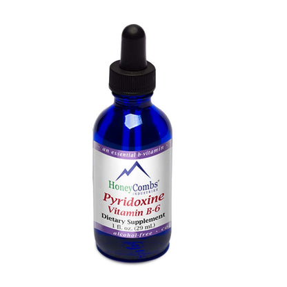 Vitamin B6 Drops (Pyridoxine) – Liquid B Vitamin for Brain & Immune Support (Alcohol-Free, 16 oz)