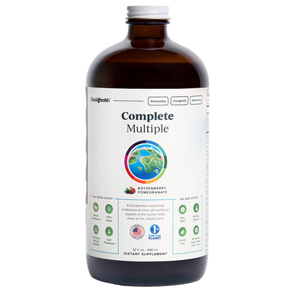 LIQUIDHEALTH Complete Multivitamin for Adults – USA Made, Vegan, Sugar-Free (32 oz)