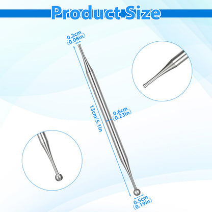 LIQWEI Acupuncture Pen - 1pc Stainless Steel Fascia Release Tool for Deep Tissue & Trigger Point Massage