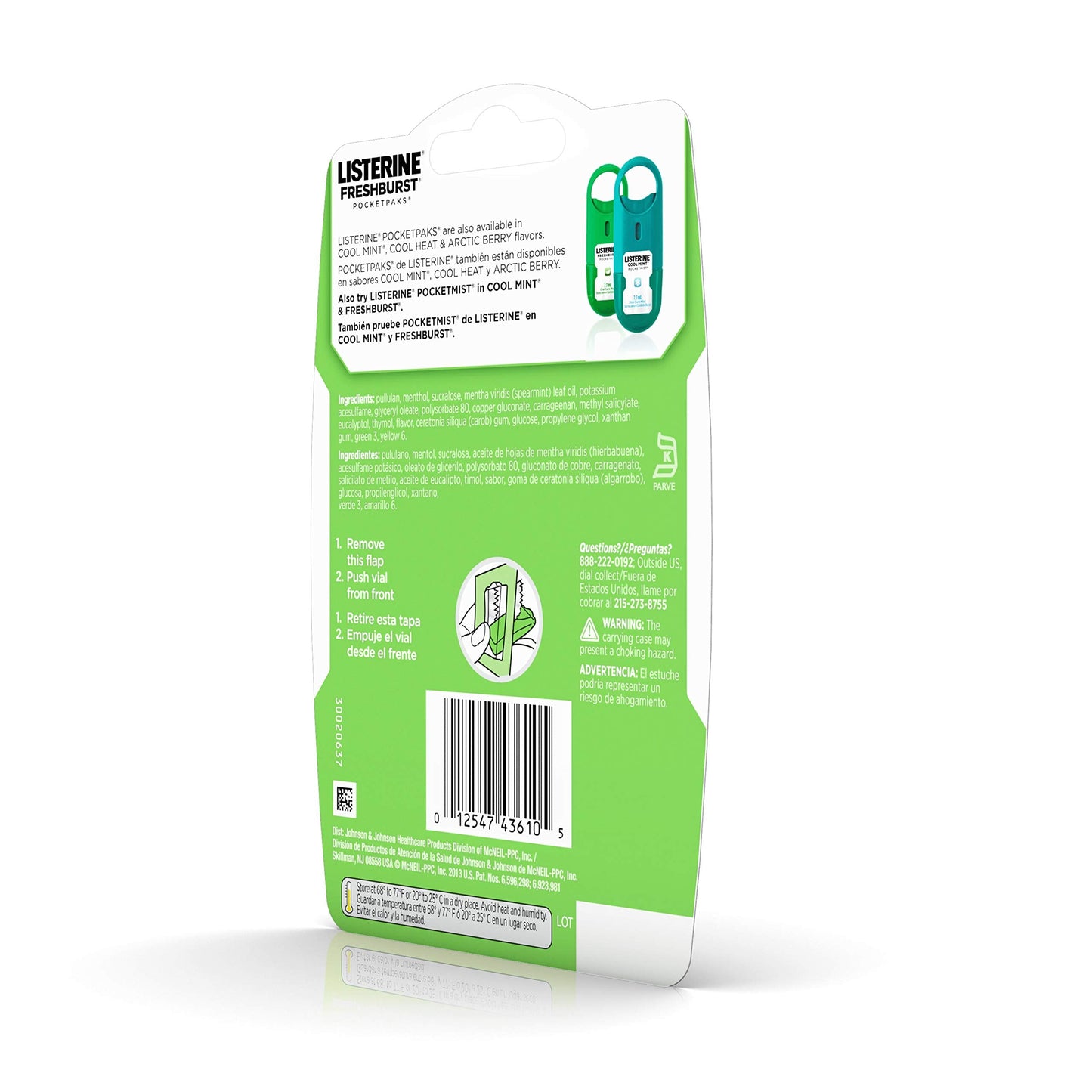 Listerine Freshburst Pocketpaks – Mint Breath Strips (24 Strips)