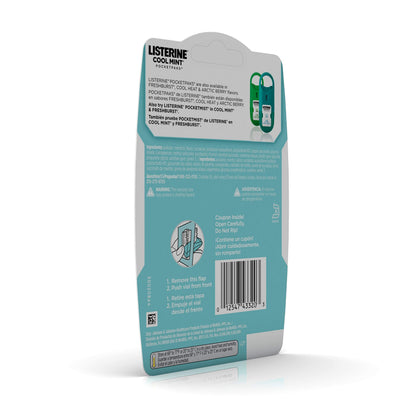 Listerine Pocketpaks Breath Strips – Cool Mint, 72 Count (Pack of 1)