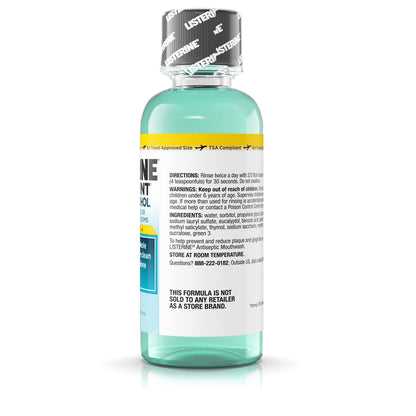 Listerine Antiseptic Zero Cavity Mouthwash – Clean Mint 3.2 oz 24-count