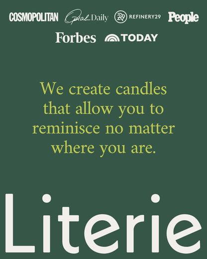 Literie NYC Inspired Candle – Paper & Linen, 9oz, 50-Hour Burn | Vegan Soy & Coconut