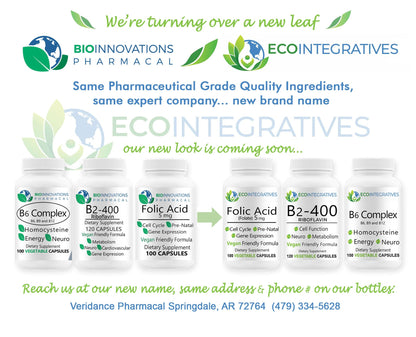 EcoIntegratives Pharmacal Lithium Orotate 5 mg - Mood, Memory & Cognitive Support | 100 Caps