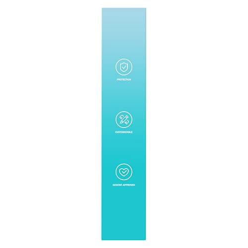 Litlcutie Mouth Guard for Teeth Grinding at Night - 4 Pack / 2 Sizes Moldable Dental Guard