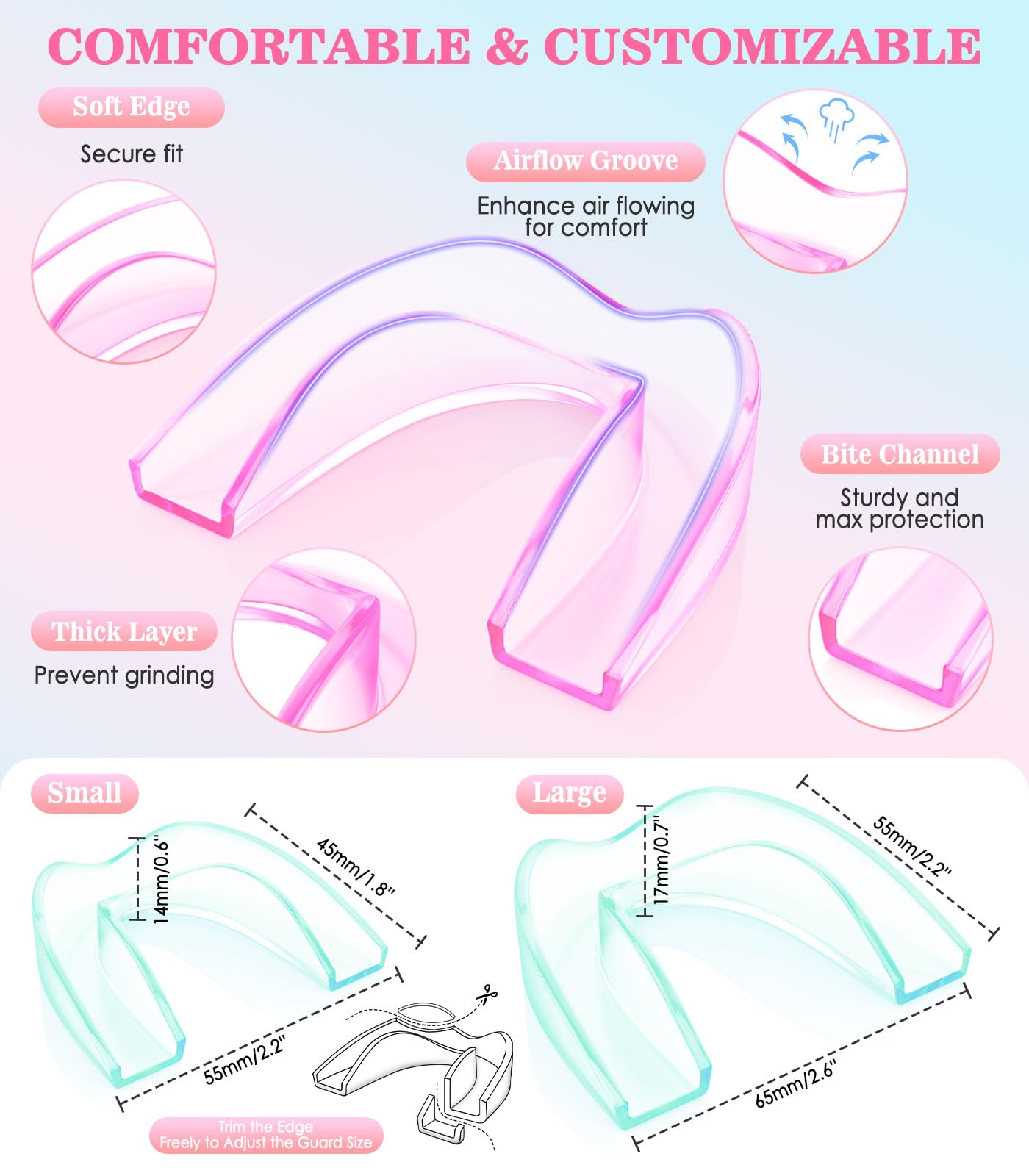 Litlcutie Teeth Grinding Mouth Guard at Night 2 Color