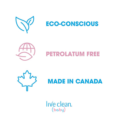 Live Clean Baby Tearless Shampoo & Wash – Organic, Eco-Friendly, 750 ml
