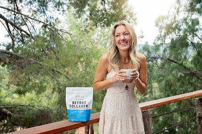 Live Conscious Beyond Collagen Powder for Women – 5 Types I, II, III, V & X, Biotin & Vitamin C, 41 Servings, Keto-Friendly