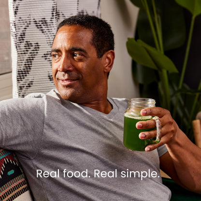 LIVE IT UP Super Greens Powder | Plant-Based Superfood + Probiotics & Digestive Enzymes | 30 Servings