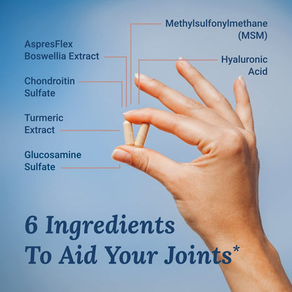 MoveWell by Live Conscious – Joint Support with Glucosamine, Chondroitin, MSM & Hyaluronic Acid (2-Pack)