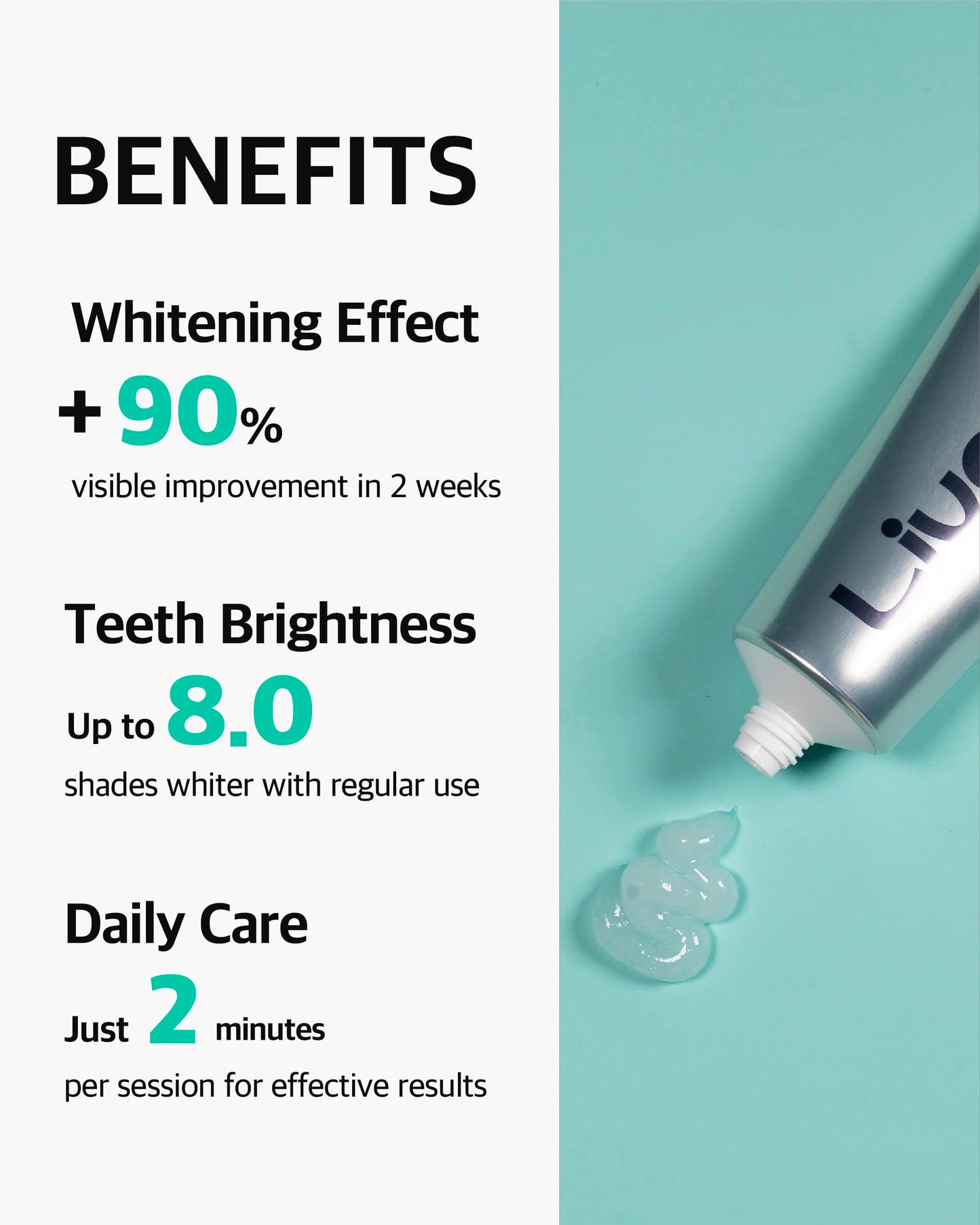 LiveOrals Whitening Set for Adults – Enamel-Safe Toothpaste & Ultra-Fine Bristle Toothbrush (Pack of 3)