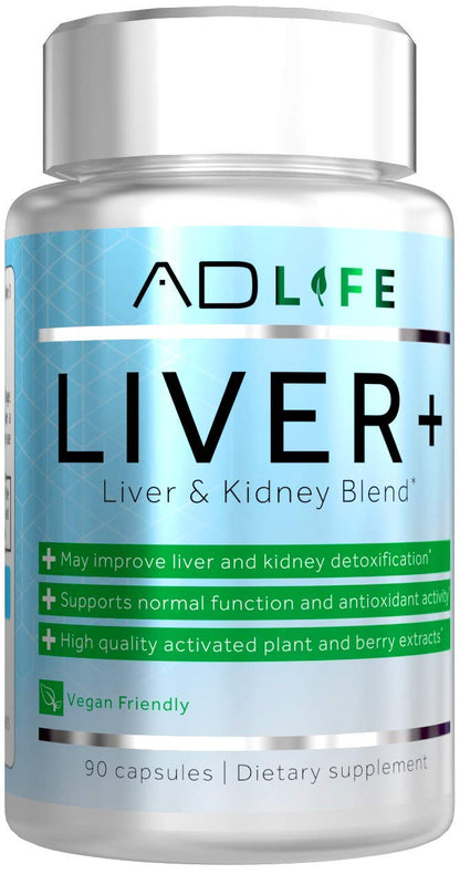 Project AD Liver+ Liver Cleanse & Detox — Liver Support Supplement (90 Capsules)