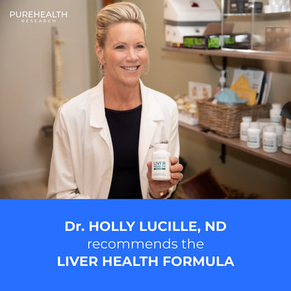 PureHealth Research Liver Health Detox & Cleanse — Fatty Liver Support with Artichoke, Milk Thistle & Dandelion, 2 Bottles