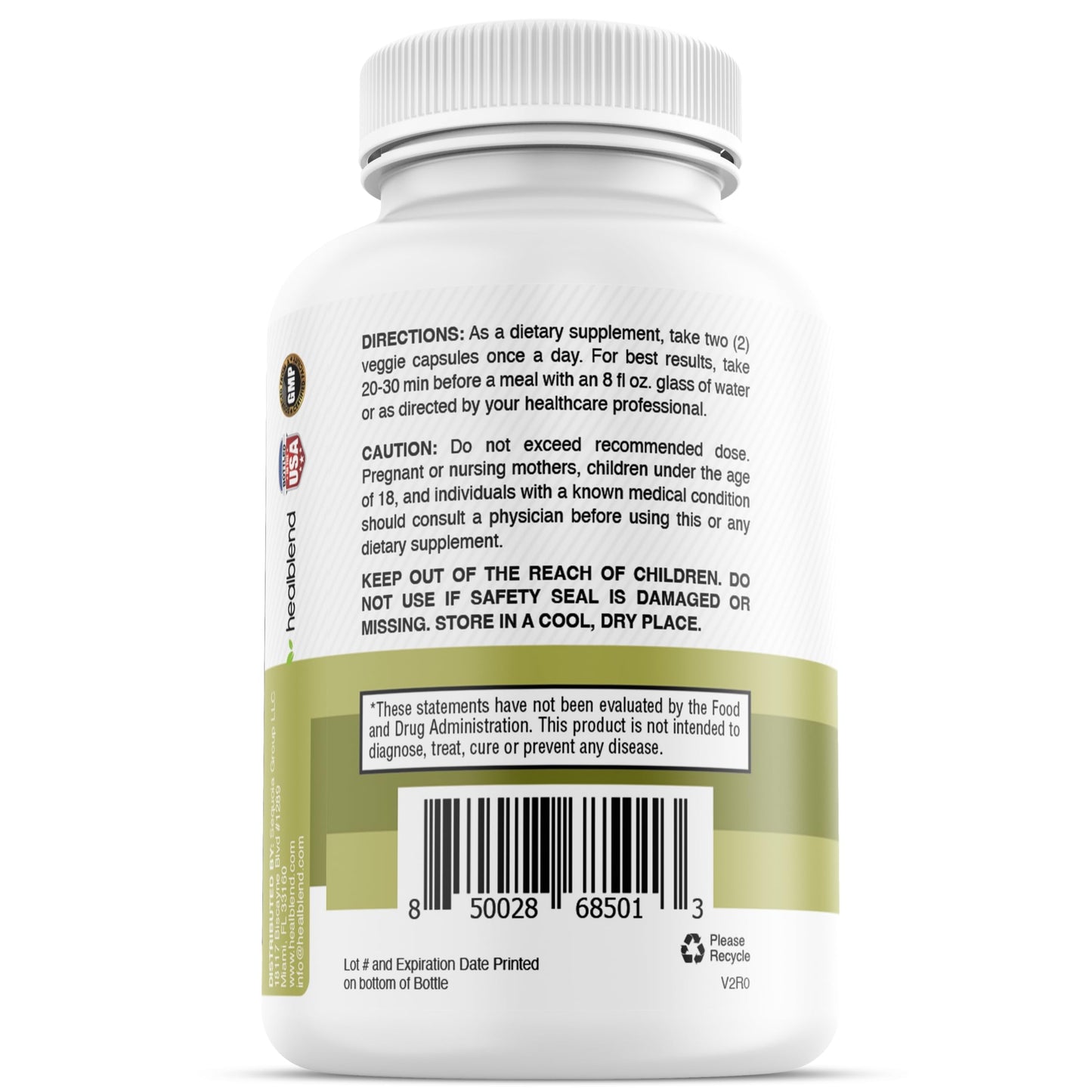 Liver Support - Natural Milk Thistle & Zinc Detox Supplement | 60 Veggie Capsules (30 Days Supply)