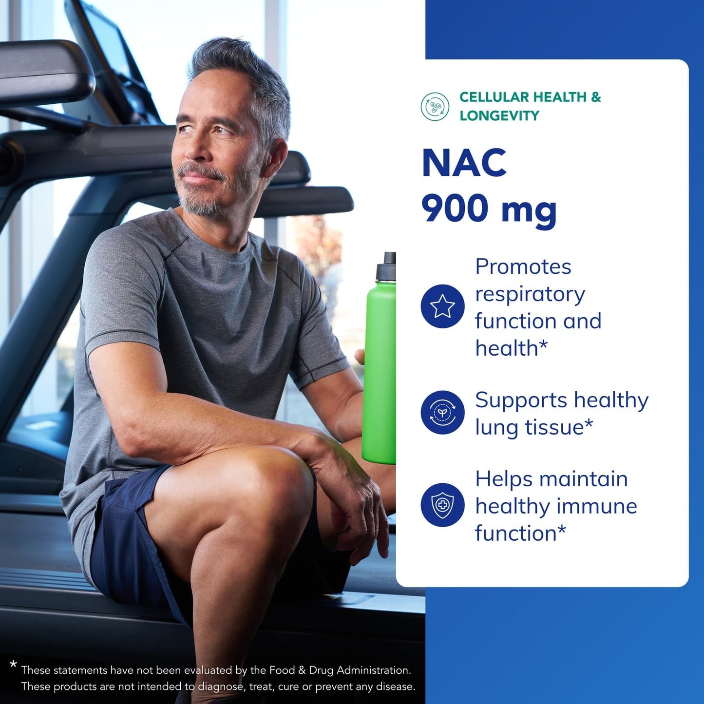 Pure Encapsulations NAC 900 mg – N-Acetyl Cysteine for Lung & Immune Support | 240 Capsules