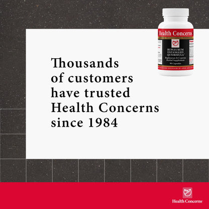 Health Concerns Bupleurum Qi Formula - Women's Hormonal Balance & Cyst Support (90 Caps)