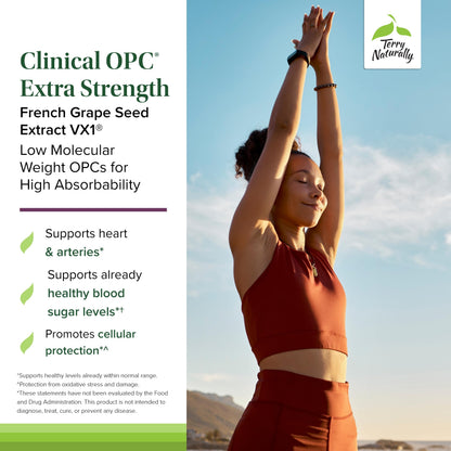 Terry Naturally Clinical OPC Extra Strength – Heart & Artery Support & Focus