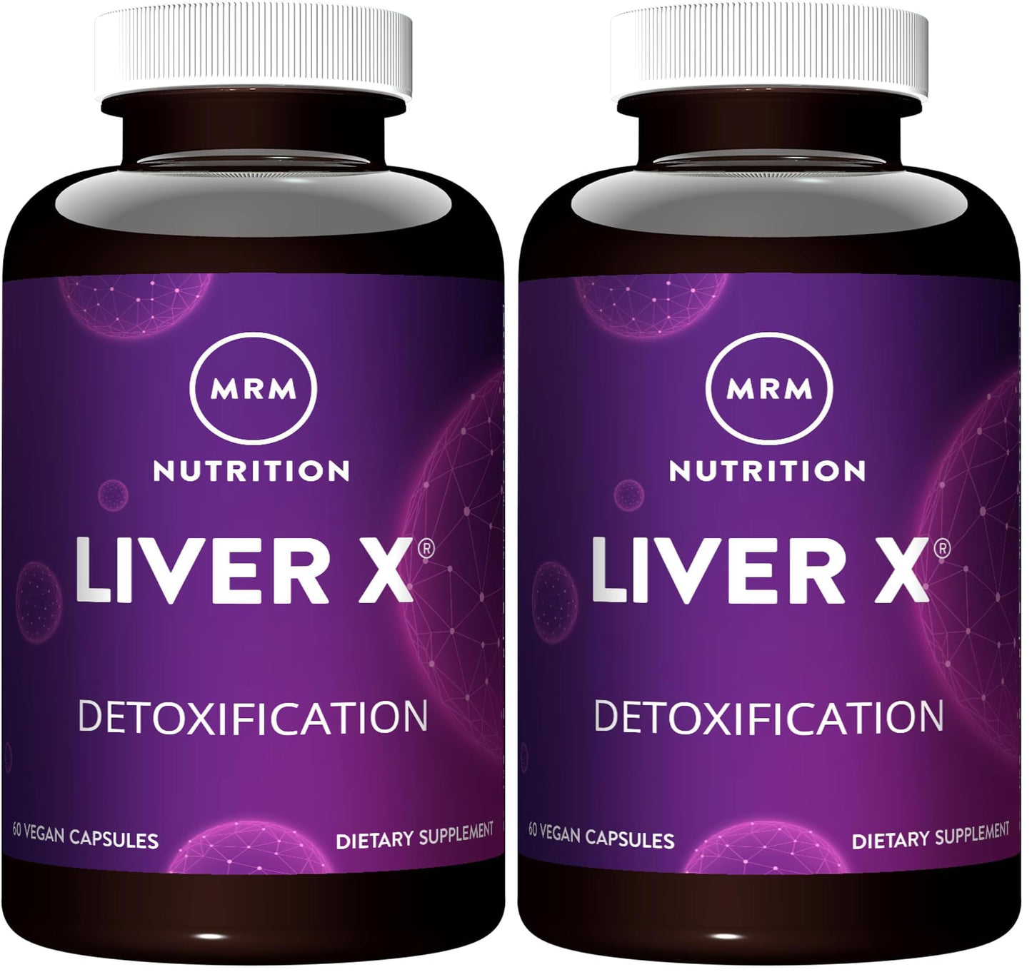 MRM Liver X® | Daily Liver Support with BIOSORB™ Milk Thistle Complex (5x Absorption) | 30 Servings (Pack of 2)