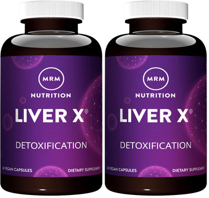 MRM Liver X® | Daily Liver Support with BIOSORB™ Milk Thistle Complex (5x Absorption) | 30 Servings (Pack of 2)