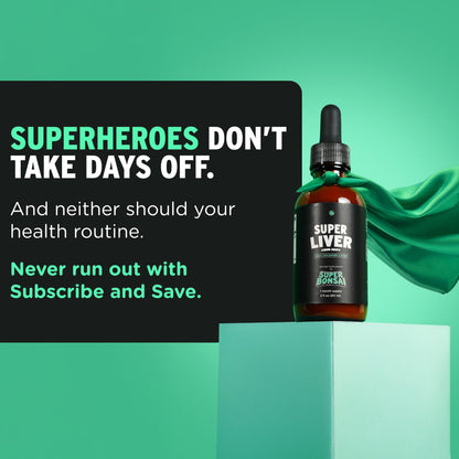 SuperBonsai Super Liver Support with Milk Thistle – Liquid Liver Detox