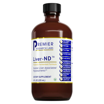 Premier Research Labs Liver-ND – Liver Cleanse, Milk Thistle Extract & Turmeric (8 fl oz)