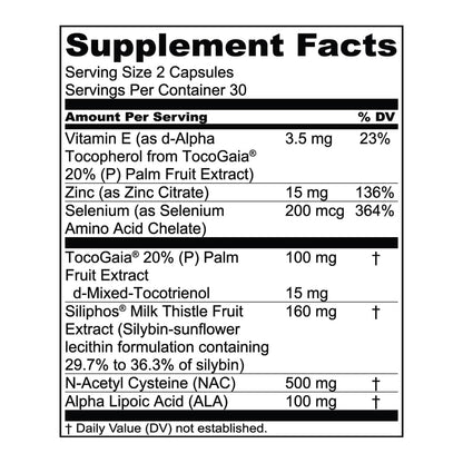 1MD Nutrition LiverMD - Liver Support Supplement with Siliphos Silybin & NAC | 60 Capsules