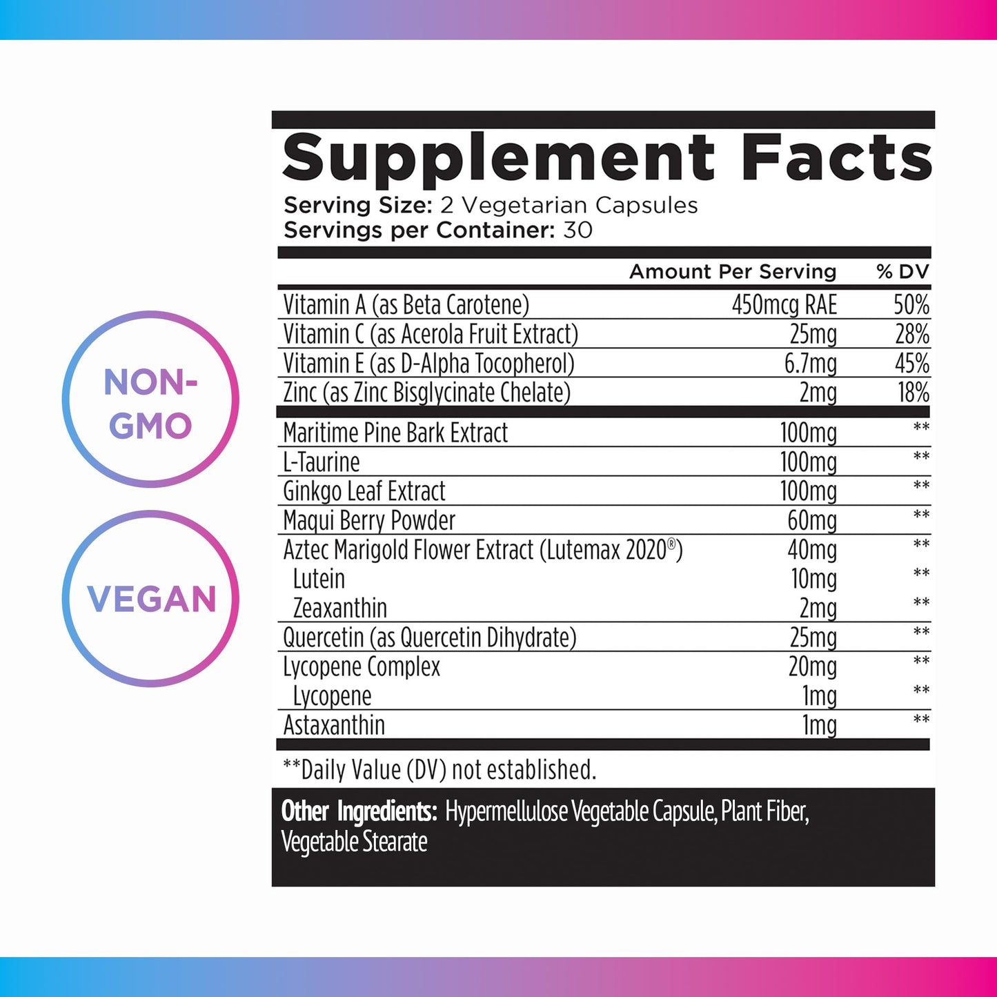 Livingood Daily Eye Support – 13-in-1 Vision Vitamin (Vegan, 60 Capsules)