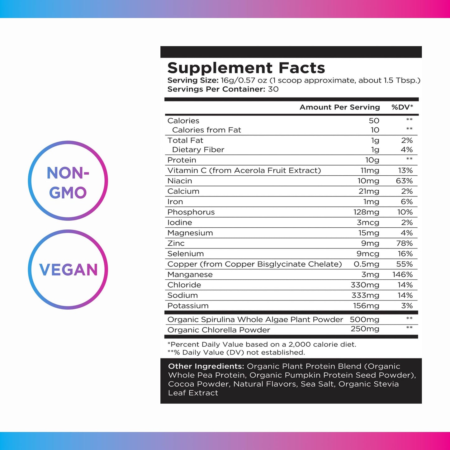 Livingood Daily Plant Collagen + Greens Powder - Chocolate | Vegan 5-in-1 Collagen Support