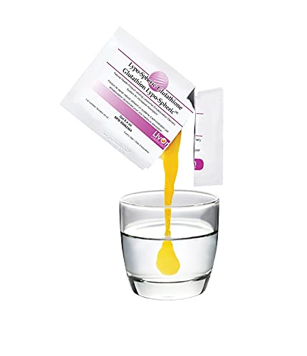 LivOn Lypo-Spheric Glutathione – 30 Packets, 450 mg Each, Liposome-Encapsulated, Non-GMO