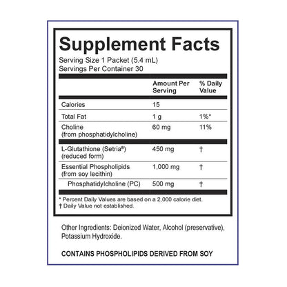 LivOn Lypo-Spheric Glutathione – 30 Packets, 450 mg Each, Liposome-Encapsulated, Non-GMO