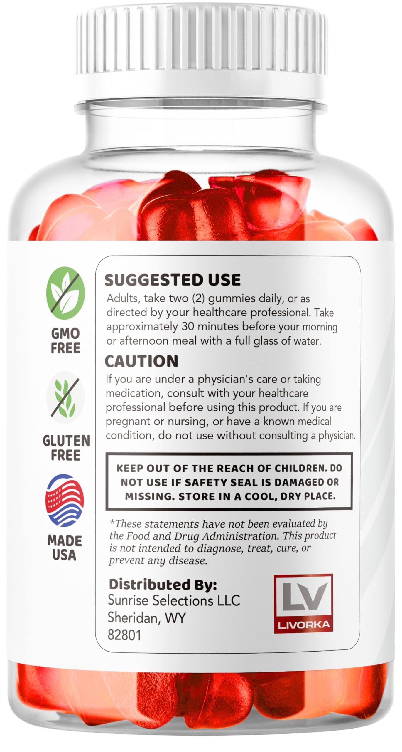 LIVORKA 3 Pack Ketosyn ACV Gummies – Keto Syn & Keto Plus ACV Gummies (180 Gummies)
