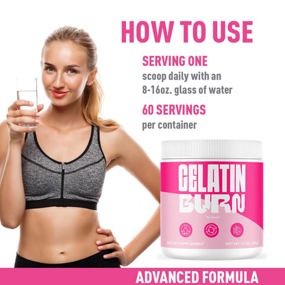 LIVORKA GelatinBurn Powder (2 Pack) – Premium Natural Wellness Formula, 120 Servings