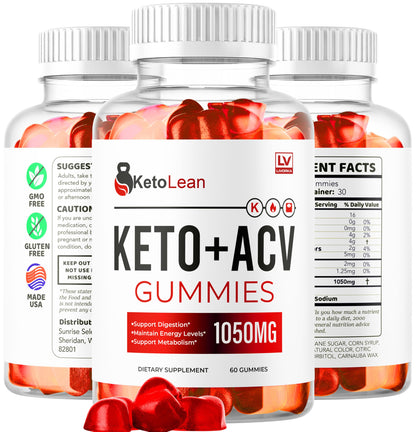 LIVORKA Keto Lean ACV Gummies – 2 Pack, 120 Gummies