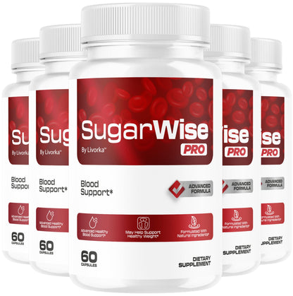 LIVORKA SugarWise Pro Capsules – All-Natural Premium Formula, 300 Capsules (5 Pack)