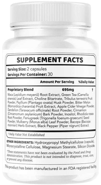 LIVORKA SugarWise Pro Capsules – All-Natural Premium Formula, 300 Capsules (5 Pack)