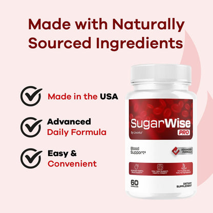LIVORKA SugarWise Pro Capsules – All-Natural Premium Formula, 300 Capsules (5 Pack)