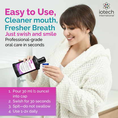 ioRinse RTU Mouthwash - Professional Strength, Alcohol-Free Breath Freshener