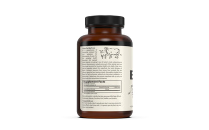 Lonvera Grass-Fed Beef Liver Capsules – 3000mg Freeze-Dried Desiccated Organs for Energy, Joints & Skin