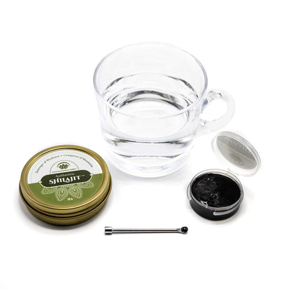 Lotus Blooming Herbs Authentic Shilajit Resin – 100% Pure Gold Grade Himalayan Shilajit, 10g