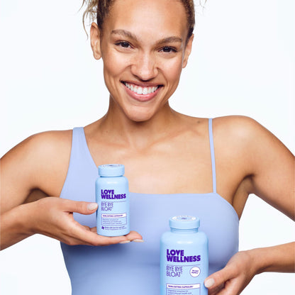 Love Wellness Bye Bye Bloat Digestive Enzymes | Bloating Relief for Women | 180 Count
