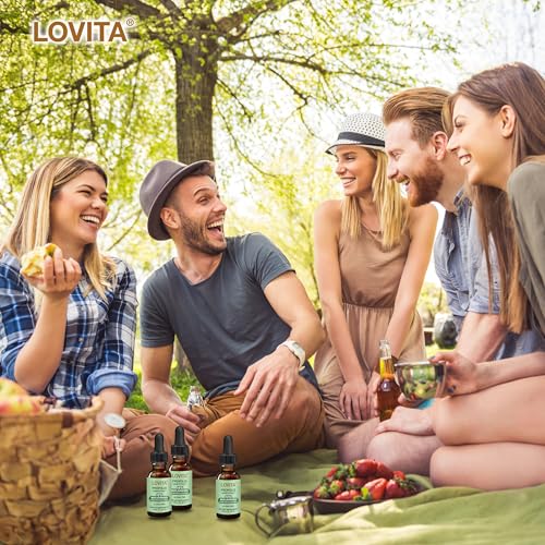 LOVITA Bee Propolis Liquid Extract 500mg – 5:1 Resin Drops, 18% Bioflavonoids