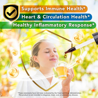 LOVITA Bee Propolis Liquid Extract 500mg – 5:1 Resin Drops, 18% Bioflavonoids