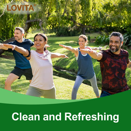 LOVITA Chlorophyll Liquid Drops – 120 mg/mL, Mint Flavor, 60 Servings