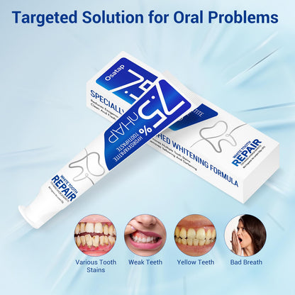 7.5% Hydroxyapatite Toothpaste – Fluoride-Free Whitening & Enamel Support