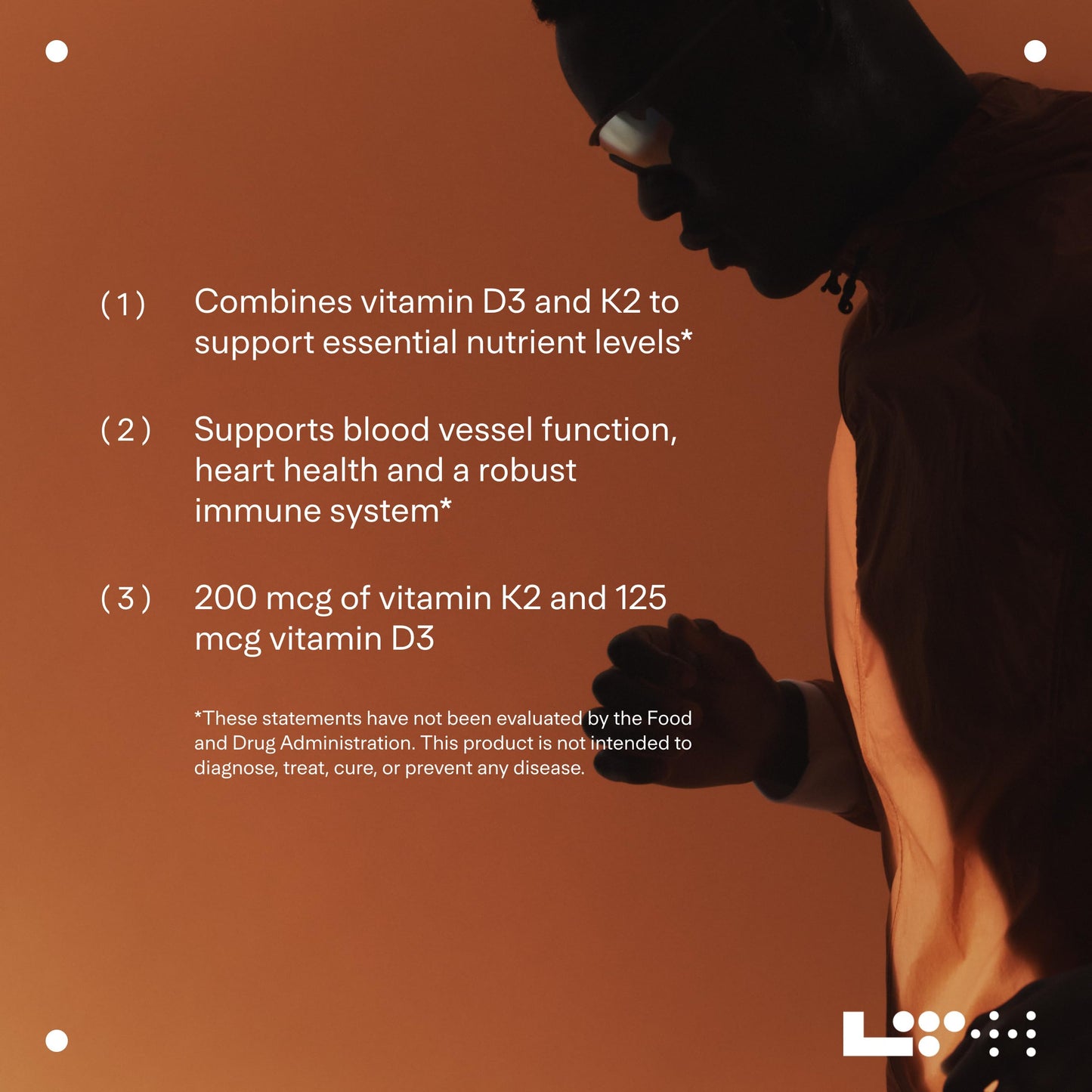 LTH Armor Vitamin D3 & K2 – Immune, Heart & Vessel Support (30 Caps)