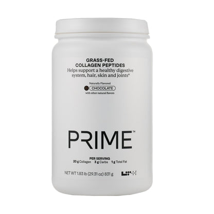 LTH Prime Collagen Peptides – Digestive Health, Joints, Hair & Skin | Grass-Fed Chocolate | 30 Servings